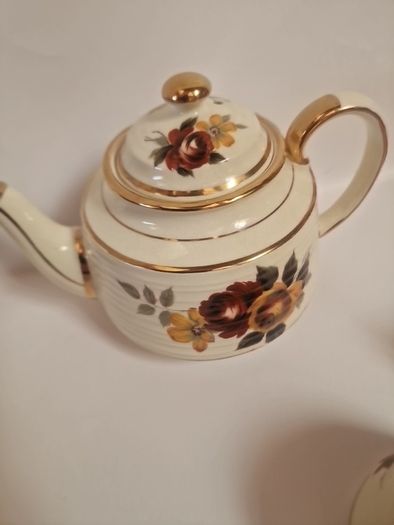 Rare Vintage Sadler Irish Market Tea Set Bilingual Gaeilge Stamp