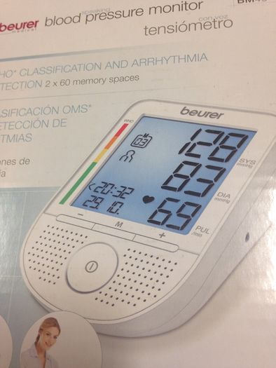 Blood Pressure Monitor with Arm Pad Speaking Type