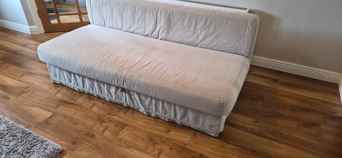 Sofa Bed, Cover & Cushions (Ikea, Double)