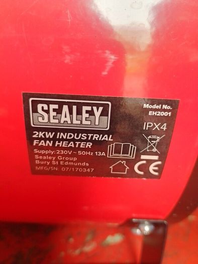 Sealey 2kw workshop heater