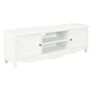 TV Cabinet White 120x30x40 cm Wood Image 5