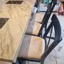 marble table and 6 chairs Image 2