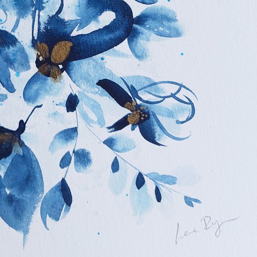 Original Watercolour Floral Painting