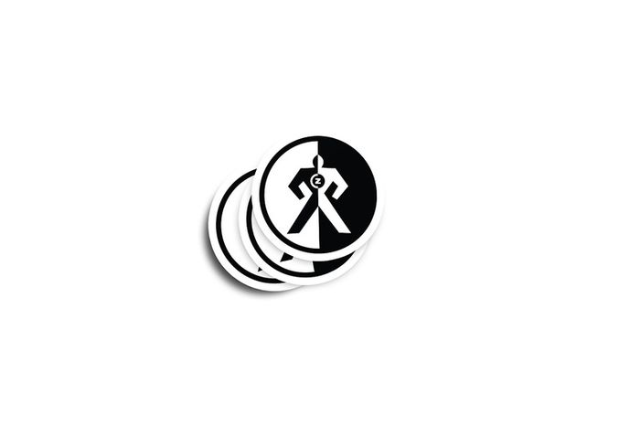 Boyzone Circle Logo Glossy Sticker 2-Pack