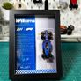 Williams F1 Frame with Carlos Sainz 1:64 Replica Image 3