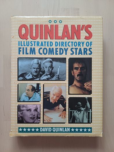 Quinlan's Illustrated Directory of Film Comedy Stars (Movie Trivia Coffee Table Hardback 1992)