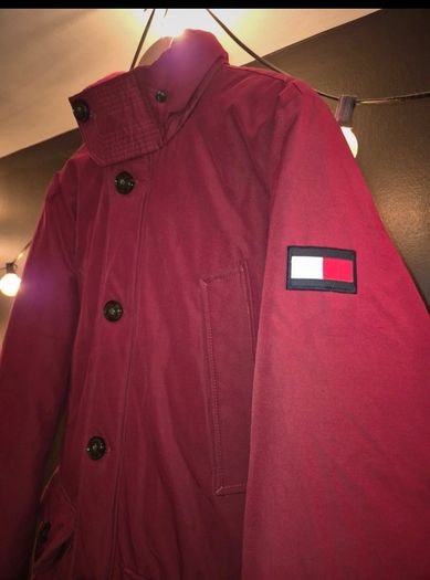 Tommy Hilfiger Red Winter Parka Jacket