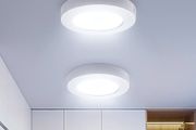 6W 620LM Round LED Ceiling Light 6500K, 51W Equivalent Lighting Ceiling, Small, Dome, Modern, Flush Ceiling Light for Bedroom, Kitchen, Porch, Hallway, Utility 2Pack