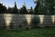 2D Gabion Fence Galvanised Steel Silver &amp; Greyu