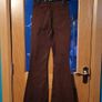 Brown stretchy flared jeans, Size XS / 6 Image 2
