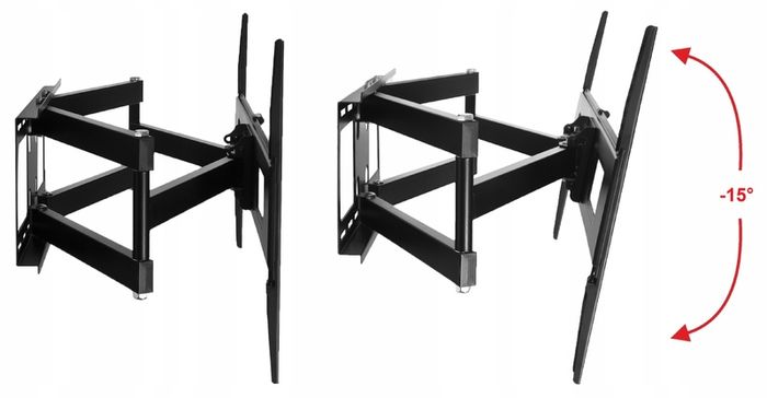 Tv Wall Bracket Tilt Swivel Long Arm 32"- 80"