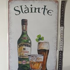 Slainte Tin Metal sign