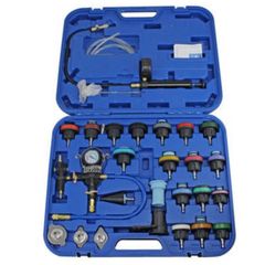 Brand New 28pc Coolant System Pressure Tester & Refill Kit
