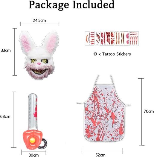 13pcs Halloween Costumes For Men with Horror Accessory for Mens Halloween Costumes Adult (FREE SHIPPING)