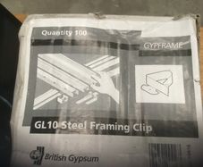 British Gypsum Gyplyner GL10 Steel Framing Clip