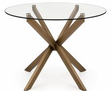 Round glass kitchen table and chairs