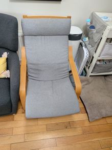 IKEA grey armchair ikea