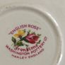 VTG Washington Ironstone Pottery English Rose 3 Saucers Plate Floral Gilt Image 6