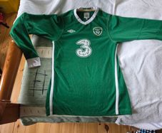 Ireland Football Home Jersey 2010 to 2011 Extra Large Boys XLB