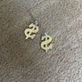 Dollar sign earrings Image 2
