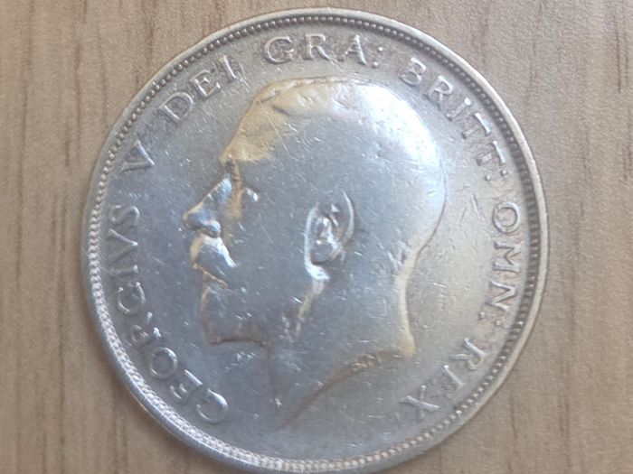 1912 George V Half Crown silver