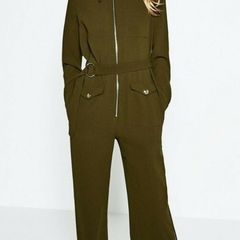 Zara Khaki jumpsuit new condition  Postage included