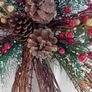 Christmas Wicker Bow Image 2