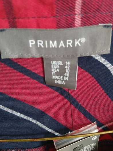 BNWT Ladies Burgandy Check Shirt
