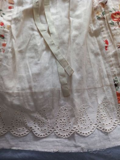 Summer floral knee length skirt