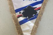 Sampdoria football club pennant signed by Francis and Souness
