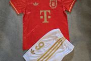 New Season 2025 Kids Bayern Munich football jersey 125th Anniversary addition Harry Kane kids football kit