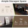 Floating TV Stand Unit with RGB LED Light - 180CM Wall Mounted TV Cabinet with Upgraded Storage & Rounded Edges, Modern TV Media Console for 65-75 Inch TVs Image 4