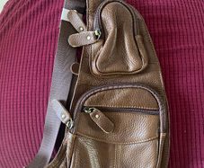 Leather Saddle/ Shoulder Bag - NEW