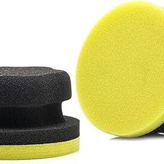 GLASS POLISH 15022 Soft Applicator Sponge Pad, Multi-purpose Soft Foam Pad | 100 mm | Pack of 2