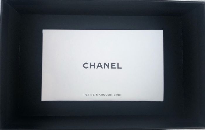 Chanel gold cardholder