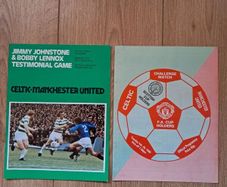 Celtic FC V Manchester United Programmes X 2