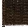 Garden Storage Box Brown 150x100x100 cm Poly Rattan Image 2