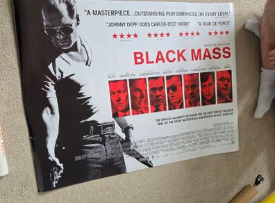 Black Mass original cinema poster - double sided