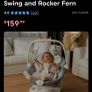 Joie Emeri 2-in-1 Baby Swing and Rocker Fern Image 4