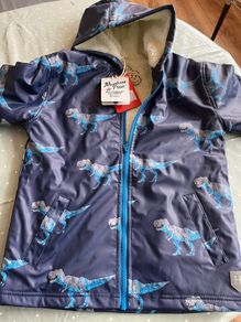 Hatley lined Raincoat with tags on