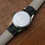 Ladies Black Leather  Citron Casual Quartz Analog Watch Image 4