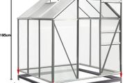 Greenhouse Base made of Galvanised Steel 190x190cm Floor Anchor