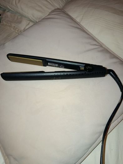 GHD V-Gold Hair Straightener Classic Professional styler,Platinum Black