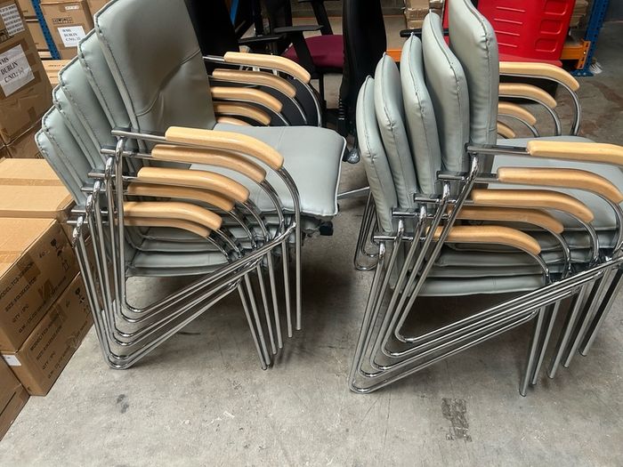 Office Chairs x 11 (Grey)