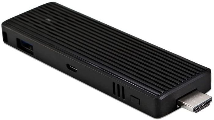 Mini Desktop PC Stick, (Black) - (Intel Quad Core Z8350 1.44GHz Processor (1.92GHz Boost), 2 GB RAM, 32GB eMMC Storage, Windows 10 Home)