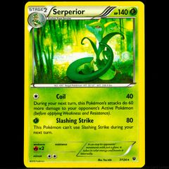 Serperior 7/124 Non Holo Rare XY Fates Collide Pokemon Card 2016