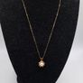 9ct yellow gold pearl necklace Image 3