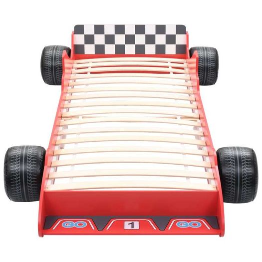 Childrens Race Car Bed 90x200 cm Red