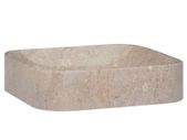 Sink Cream 40x40x10 cm Marble