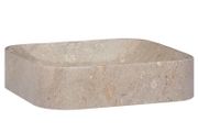 Sink Cream 40x40x10 cm Marble